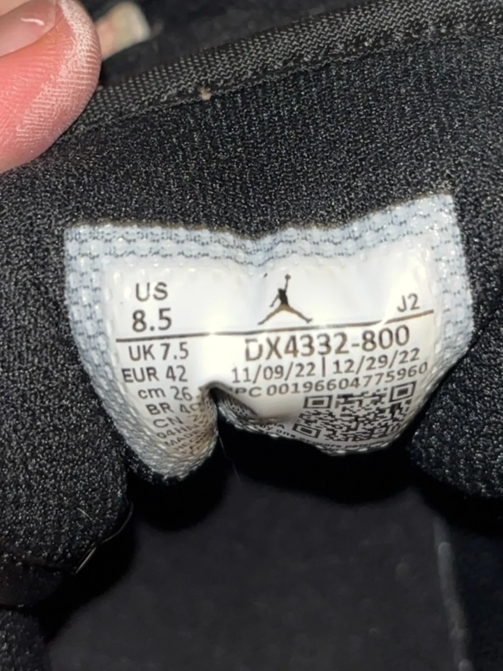 Jordan “fight club” High-Top Sneaker
